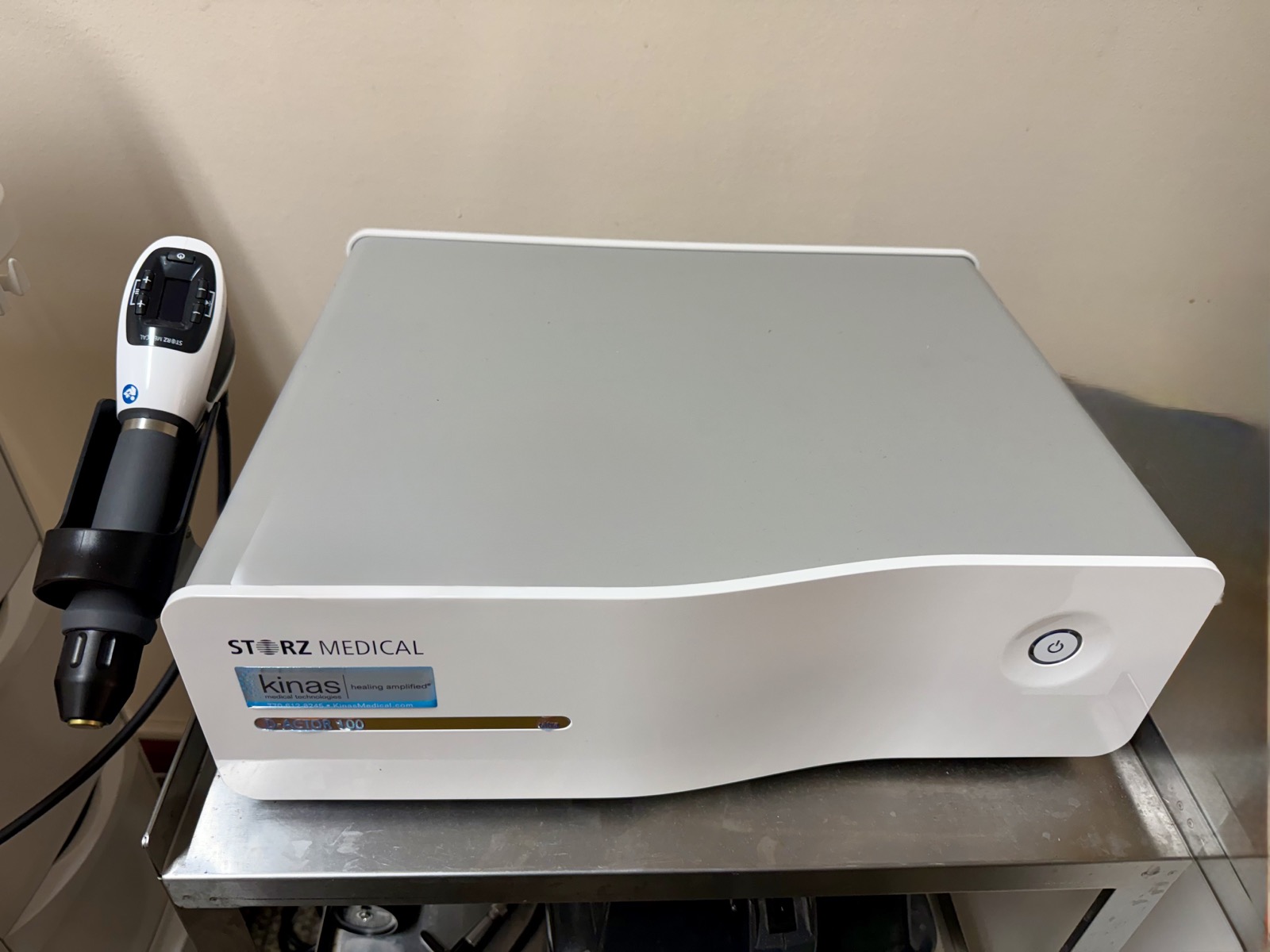 STORZ D-ACTOR 100 radial shockwave therapy device at Mandel Chiropractic